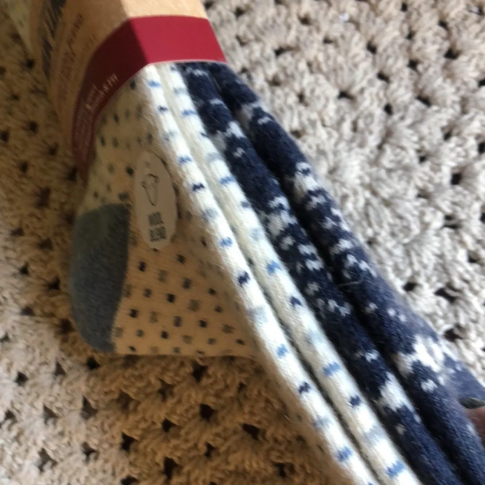 Muk Luks Women’s Wool Blend Boot Socks